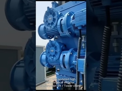 Software especial VEIKONG AC DRIVE VFD500 con freno lógico en ascensores de construcción, grúas torre