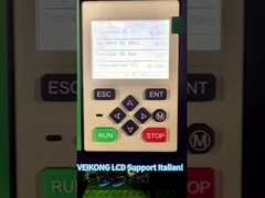 VFD500 Inversor de frecuencia avanzada LCD italiano para la fabricación de papel textil y las industrias de embalaje